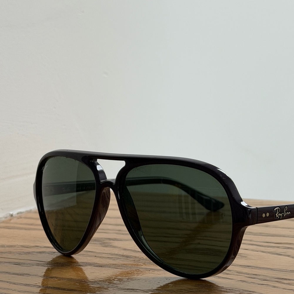 Ray-Ban Oversized Aviator Sunglasses in Dark purple